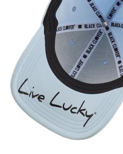 Black Clover Premium Flex Cap - color: 155 - (Ice Blue/Black), size: Small-Medium