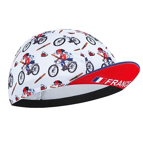 Funny Cycling Cap - Men and Women Cycling Hat-Under Helmet Bike Cap One Size - color: Aa3