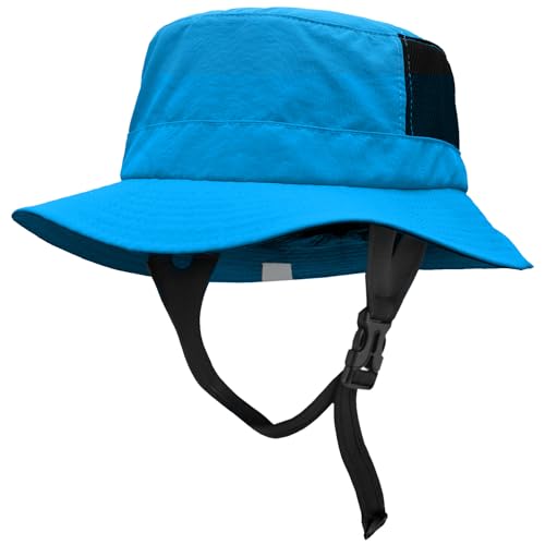 Seektop Surf Bucket Hat with UPF 50+ UV Protection, Waterproof Surfing Hat - color: Blue