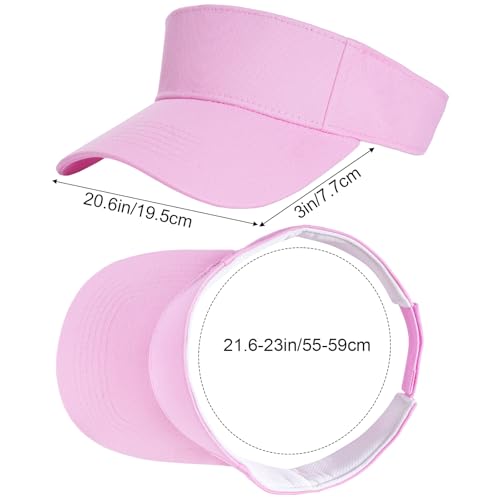 Dxhycc Sport Sun Visor Hats for Women Men - color: Pink