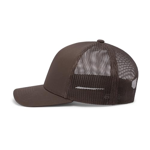 Pacific Headwear Snapback Trucker: Stylish Unisex Cap for All-Day Comfort - color: Brown, size: One Size