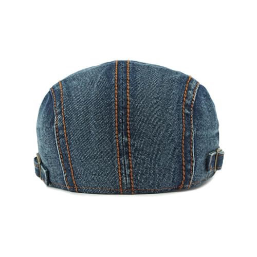 2 Pack Men's Plaid Cotton Flat Newsboy Ivy Cabbie Golf Gatsby Cap Hat - color: 933bb
