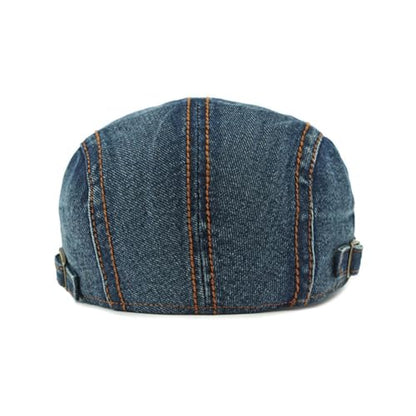 2 Pack Men's Plaid Cotton Flat Newsboy Ivy Cabbie Golf Gatsby Cap Hat - color: 933bb