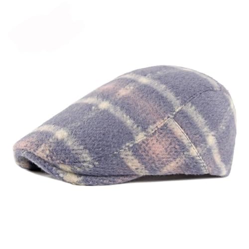 Idopy Men`s Classic Adjustable Ivy Irish Newsboy Golf Cap Hat - color: 451 Purple