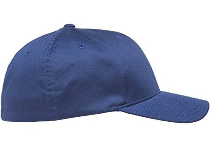 Flexfit Men's Athletic Baseball Fitted Cap - color: Royal, size: Small-Medium