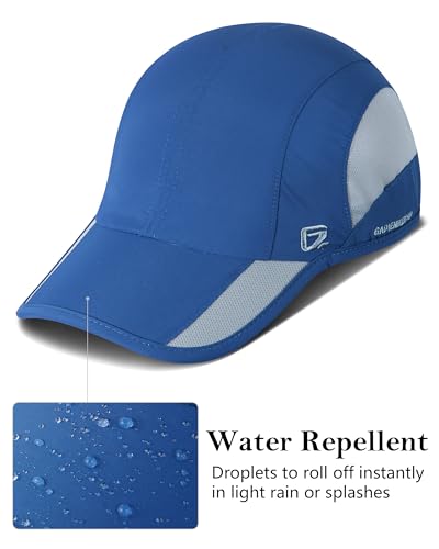 GADIEMKENSD Outdoor Running Hat Breathable Mesh 2PACK - color: Blue+blue, size: 6 7/8-7 1/4