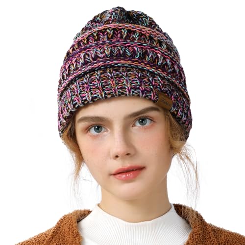 Premillow Winter Hats for Women, Warm Knit Beanie Hat