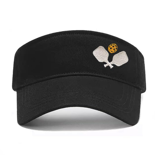 Embroidered Pickleball Visor Men Women,Gifts for Pickleball Lovers - color: Black, style: Pickleball Sport