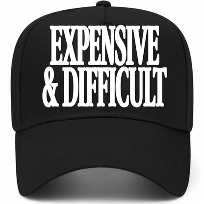 BROTHER TRUCKERS Expensive & Difficult Hat - color: Black