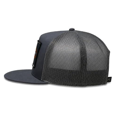 Billboard Adjustable Snapback Western Hat - color: Charcoal