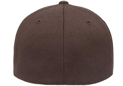 Flexfit Men's Wool Blend Athletic Hat - color: Brown, size: Large-X-Large