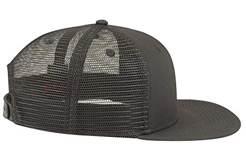 OTTO SNAP Hawaiian Pattern Square Flat Visor 6 Panel Pro Style Snapback Hat - color: Char. Gray