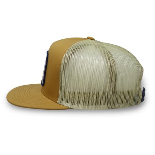 Red Dirt Hat Company Wildlife Hat | 5-Panel Western Adjustable Snapback Cap - color: Speedy 2 - Timber/Vegas Gold