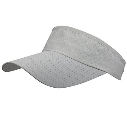 Mens Summer Quick-Dry Run Long Brim Empty Top Baseball Tennis Sun Hat Cap Visor - color: White