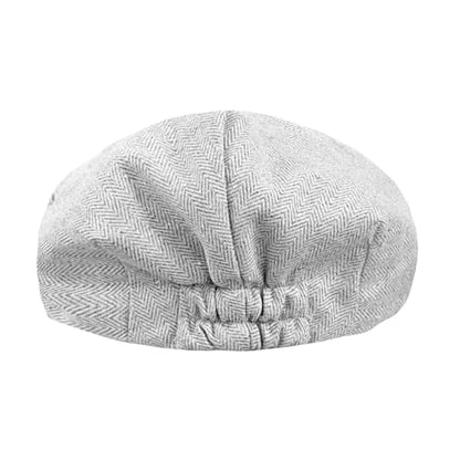 A&J DESIGN Baby Boy Toddler 2pcs Newsboy Hat & Bow Tie 3 Months - 8 Years - color: Light Gray, size: 6-8 Years