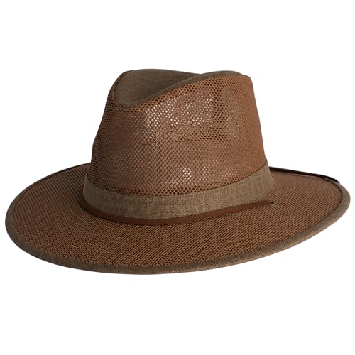 Henschel Hats Original Aussie Breezer Sun Hat for Summer Outdoor Use - color: Earth, size: 3X-Large