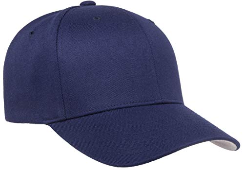 Flexfit Mens Flexfit Wool Blend Hat - color: Navy, size: Large-X-Large