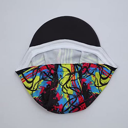 Cycling Cap - Polyester Road Cycling Hat-Under Helmet - Cycling Helmet Liner Breathable&Sweat Uptake - color: 2