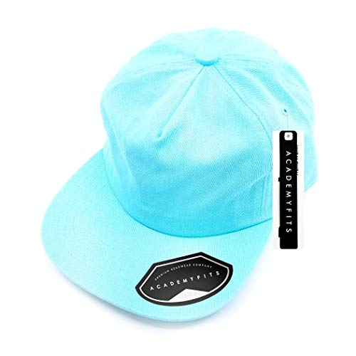 Quality 5 Panel Mid Crown Cotton Vintage Painters Hat Buckle Strap Adjustable Men Women Unisex Flat Visor #2015 - color: Mint