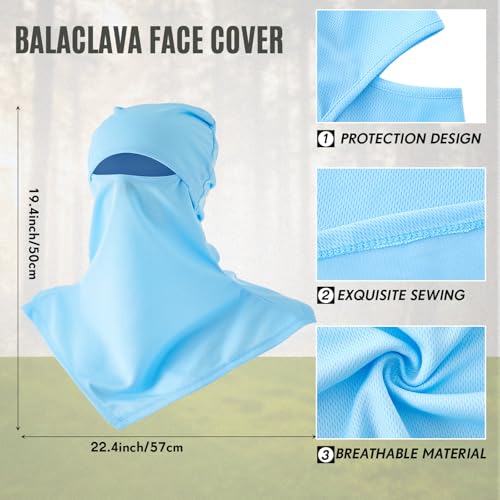 SATINIOR 3 Pcs Summer Balaclava - color: Morandi Colors
