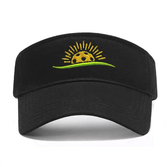 Embroidered Pickleball Visor Men Women,Gifts for Pickleball Lovers - color: Black, style: Pickleball Sunshine