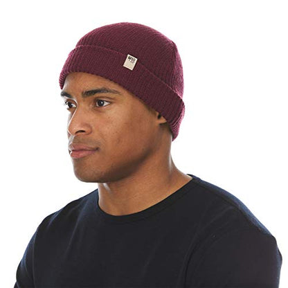 Minus33 Merino Wool Everyday Knit Wool Beanie - color: Burgundy