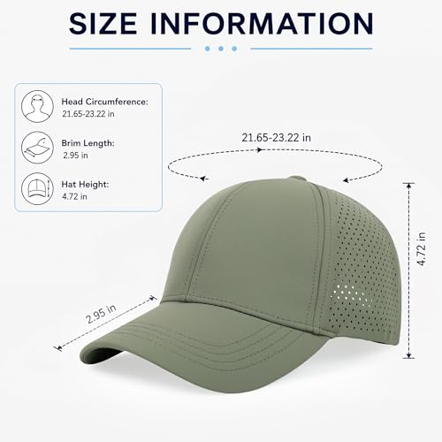 Quick Dry Baseball Cap Curved Brim Snapback Hat Mesh for Men Women - color: Black+navy+sagegreen