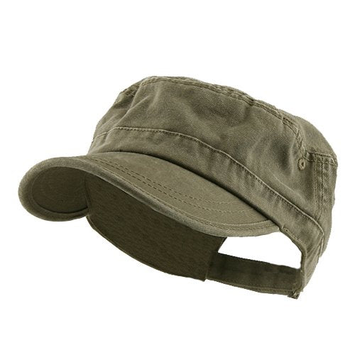e4Hats.com Enzyme Regular Solid Army Caps - color: Green