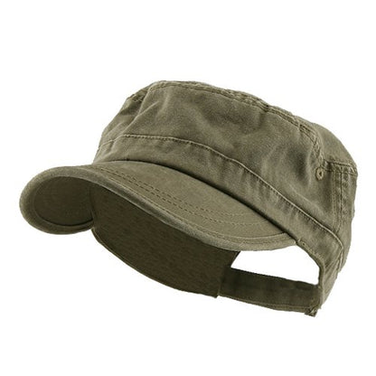 e4Hats.com Enzyme Regular Solid Army Caps - color: Green