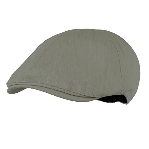 WITHMOONS Simple Newsboy Hat Flat Cap SL3026 - color: Browngrey, size: One Size