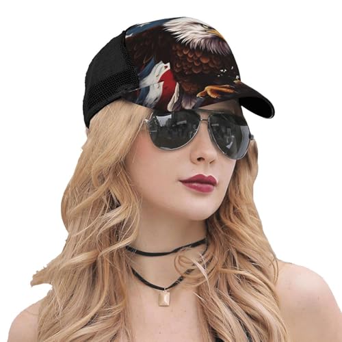 Funny Baseball Hat for Women Men, Dad Cap Trucker Hat Adjustable Fit for Summer Sport Travel Beach - color: Pattern - 7