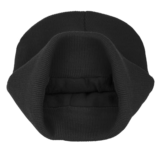 3M Thinsulate Women Men Unisex Knitted Thermal Winter Cap Casual Beanies - color: Black