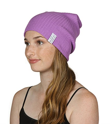 TOP HEADWEAR Soft Ribbed Slouchy Beanie - color: Radiant Orchid