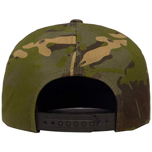 6-Panel Structured Flat Visor Classic Snapback (6089) - color: Tropic
