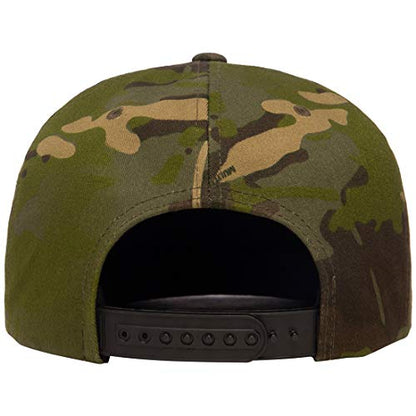 6-Panel Structured Flat Visor Classic Snapback (6089) - color: Tropic