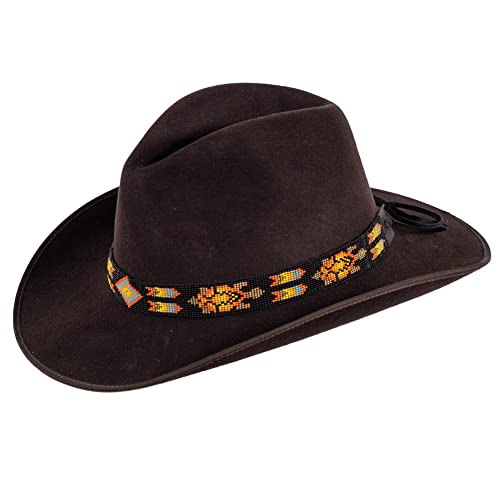 Outback Trading 13216 Unisex Roswell UPF 50 Water-Resistant Wire Brim Western-Style Wool Hat - color: Tan Bark, size: X-Large