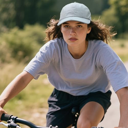 Clakllie Quick Dry 5 Panel Cap for Men Summer Folding Outdoor Hat Breathable Baseball Cap Unstructured Running Hiking Hats - color: Cduk-bssq2582-grey
