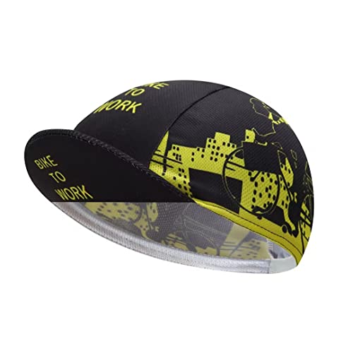 Cycling Cap - Polyester Road Cycling Hat-Under Helmet - Cycling Helmet Liner Breathable&Sweat Uptake - color: Ccc