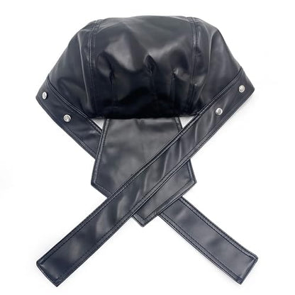 Leather Biker Skull Cap for Women Adjustable Skull Motorcycle Hat with Snug Fit, Stylish Biker Head Wrap & Riding Cap - color: Butterfly