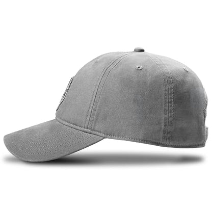 Timberland Soundview Baseball Cap for Boys 7-14, Cotton Canvas, Adjustable, Lightweight & Durable, One Size - color: Pavement (Grey)