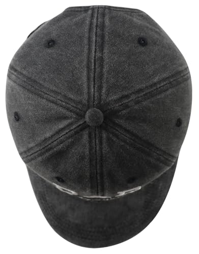 2PCS Mom and Dad EST 2027 2026 Hats for Women Men, New Parents Baseball Cap - color: Dad Black