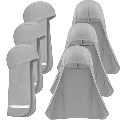 Loopeer Hard Hat Sun Shade Neck Shield 6 Pack Cooling - color: Bright Grey