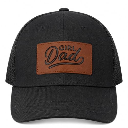 Men's Embroidered Adjustable Baseball Cap, Girl Dad Hat for Men - color: Black01