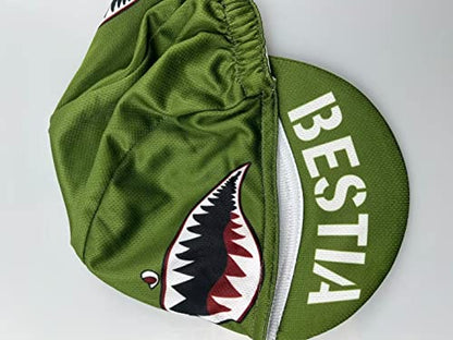 Funny Cycling Cap - Polyester Skull Cycling Hat-Under Helmet -Cartoon Cycling Helmet Liner Breathable&Sweat Uptake - color: D6