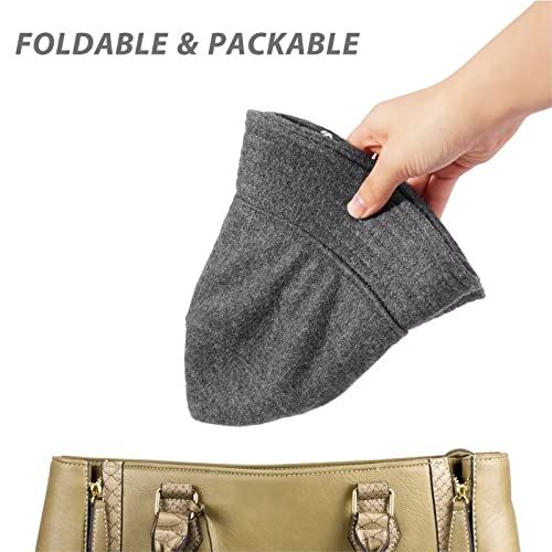 GADIEMKENSD Winter Bucket Hat - Premium Wool, Packable, Plain Colors, Unisex Warm Hat - color: Dark Gray, size: Medium