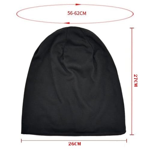 Cotton Slouchy Beanie hat Candy Color Chemo Skull Cap Men Women Beanies - color: Light Grey