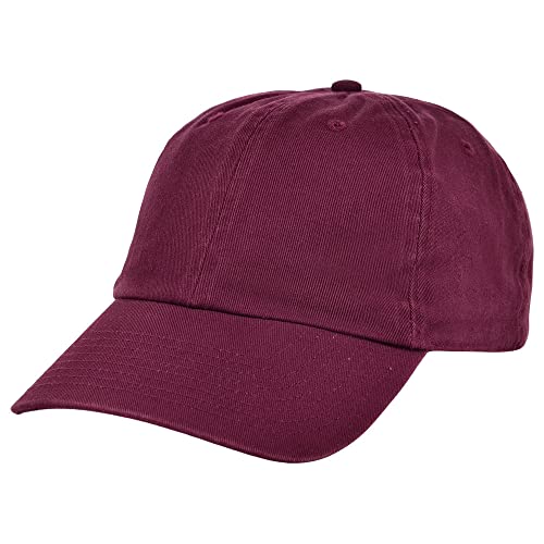 Lids Blank Baseline Dad Adjustable Strapback Hat - color: Maroon