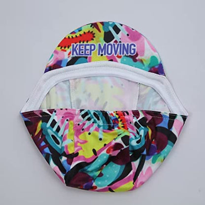 Funny Cycling Cap - Polyester Cartoon Cycling Hat-Under Helmet - Cycling Helmet Liner Breathable&Sweat Uptake - color: Lll