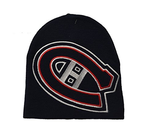 NHL Hockey Winter Skull Cap Cuffless Knit Beanie Toque Hat