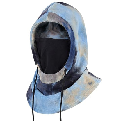 Achiou Ski Mask, Winter Balaclava Warm Windproof Face Cover Men Women - color: Navy Blue